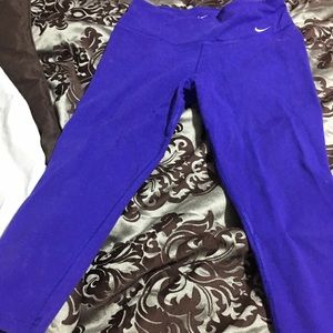 Purple Nike work out pants